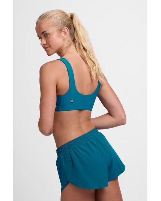 JOLYN Blue Lizzie Split Short