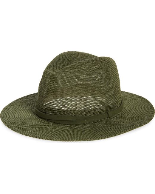 Goorin Bros Green Fatima Wide Brim Floppy Hat Hat