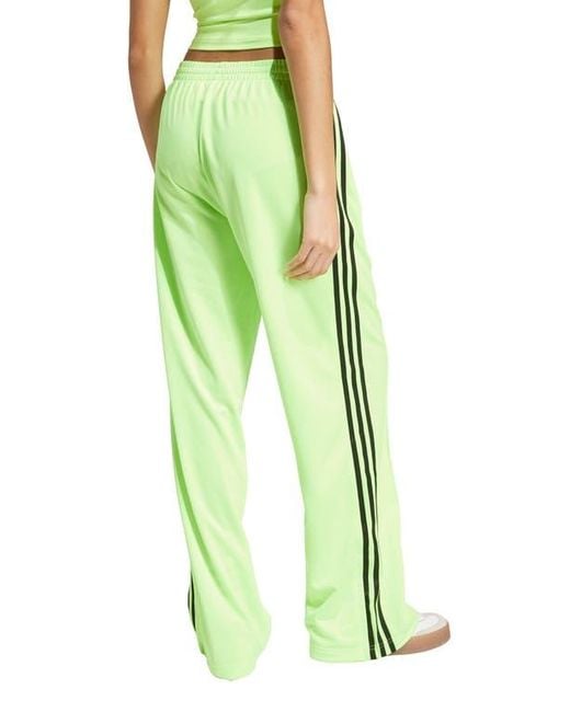 Adidas Green Firebird Recycled Polyester Track Pants