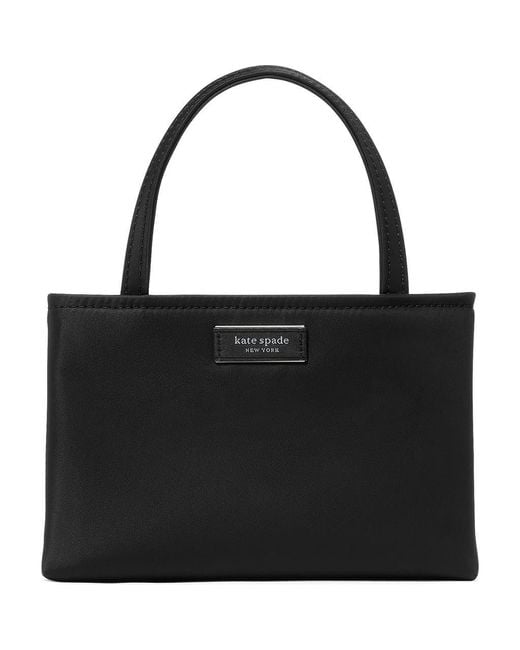 Kate Spade Black Mini Sam Icon Nylon Tote