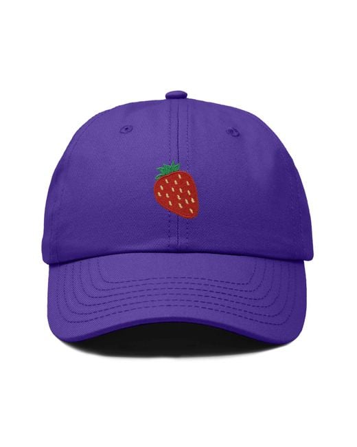 Alix Purple Strawberry Hat