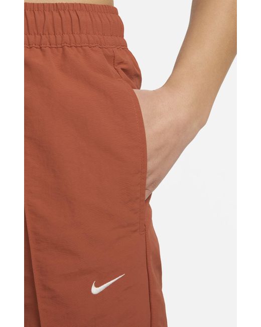 Nike Red Wide Leg Pants