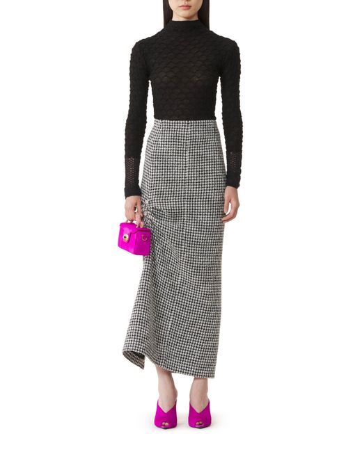 Lanvin Black High-Neck Top