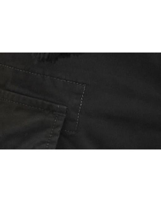 PRPS Black Backbone Belted Cargo Jeans for men