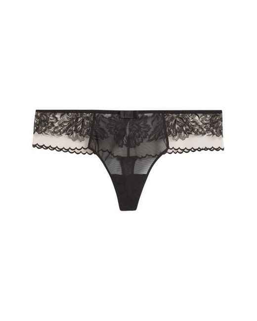 Simone Perele Romance Tanga In Black Lyst
