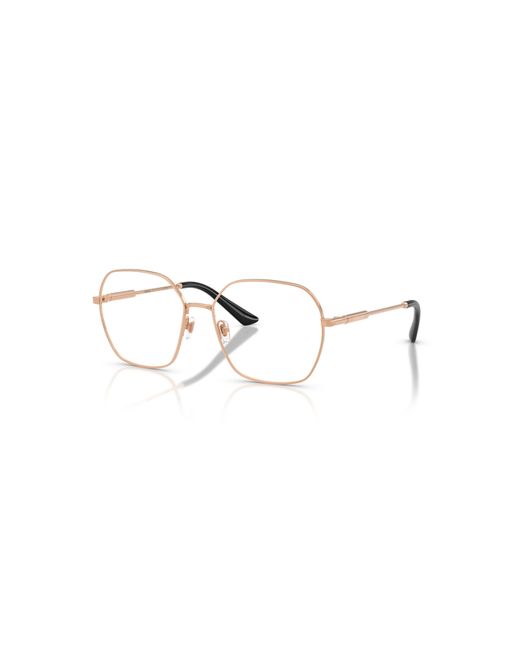 Versace Pink 56Mm Square Optical Glasses