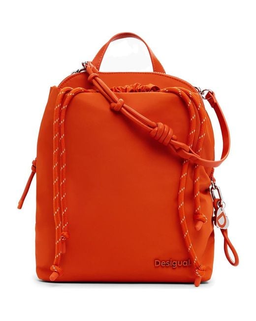 Desigual Orange Mini Backpack