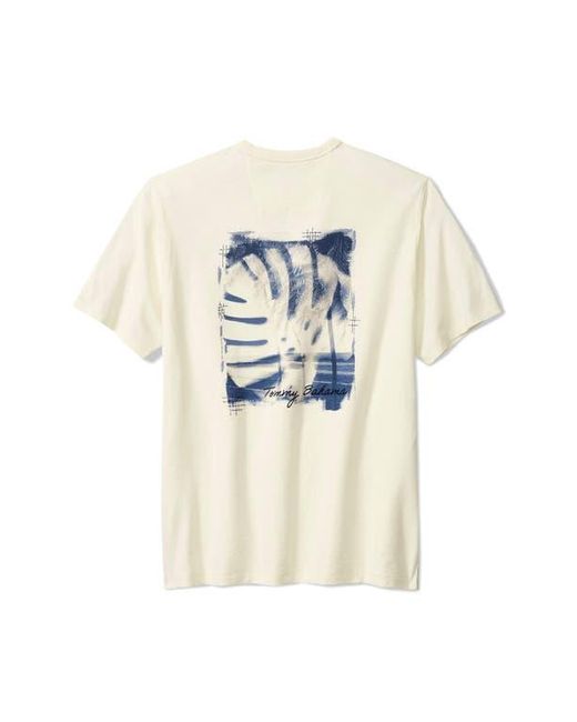 Tommy Bahama Natural Monstera Blues Lux Cotton Graphic T-Shirt for men