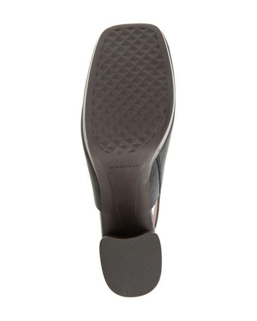 Aerosoles Black Shayla Platform Clog