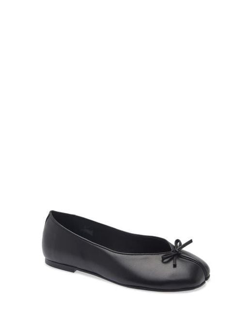 Sandy Liang Black Split Toe Ballet Flat