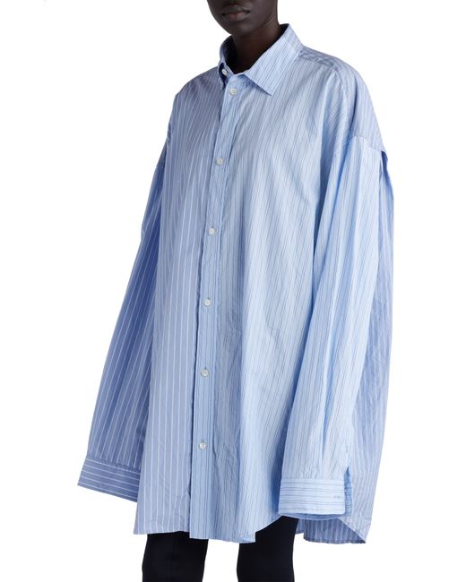 balenciaga asymmetric shirt