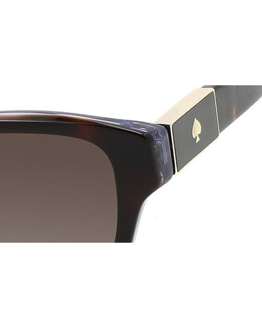 Kate Spade Multicolor Ayla 53Mm Gradient Rectangular Sunglasses