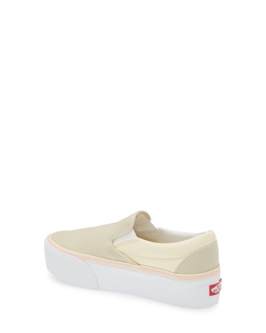 Vans White Classic Slip-on Stackform Sneaker