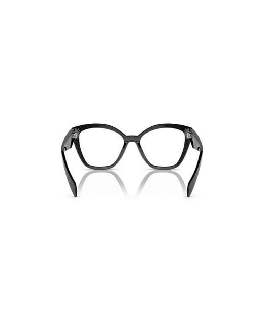 Prada Black 54Mm Irregular Optical Glasses
