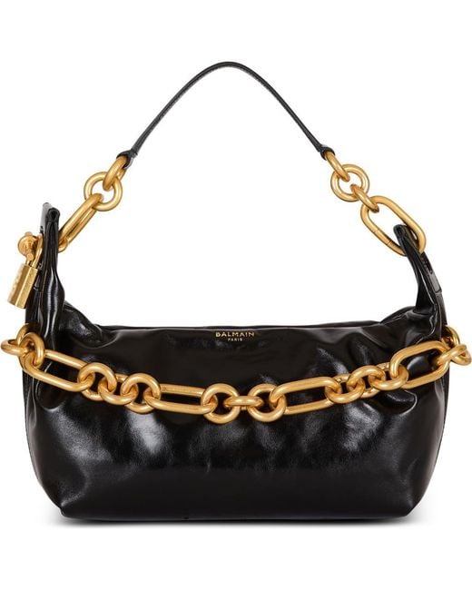 Balmain Black Medium Sync Bag