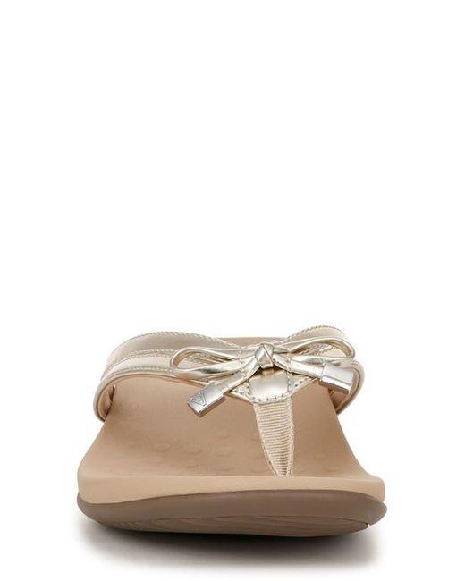 vionic bella bow flip flop