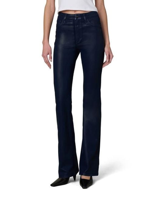 Joe's Jeans Women's Blue The Hi Honey Curvy Coated Bootcut Jeans