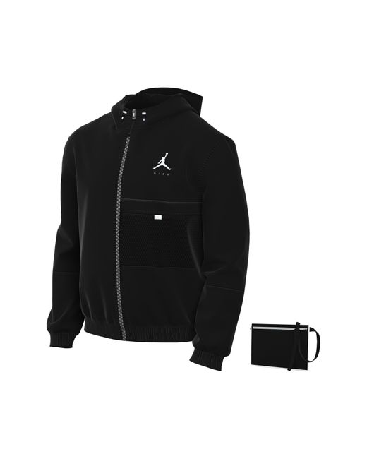 Nike Jordan Jumpman Hooded Ripstop Jacket in Black for Men Lyst