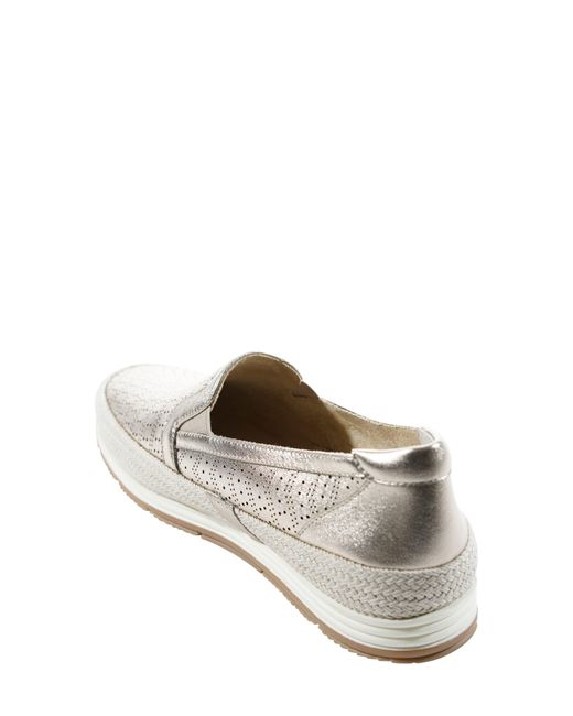 Vaneli White Quasar Slip-on Sneaker
