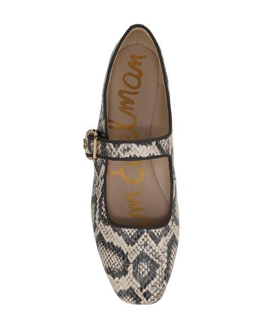 Sam Edelman Brown Michaela Mary Jane Flat