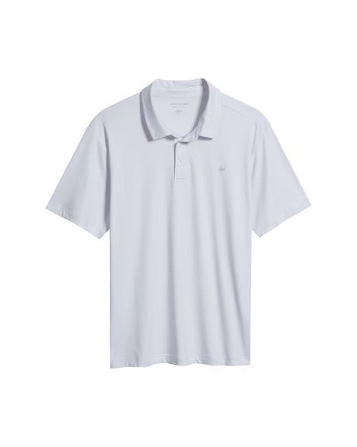 Saint Studio White Tempo Tech Polo for men