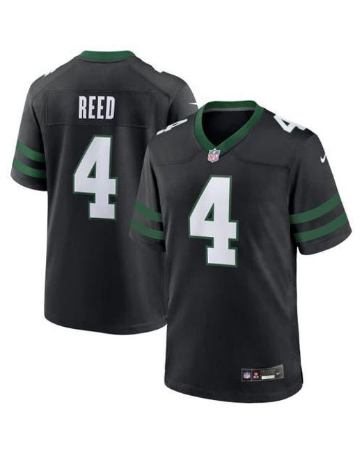 Nike Black D.J. Reed Legacy New York Jets Alternate Game Jersey for men