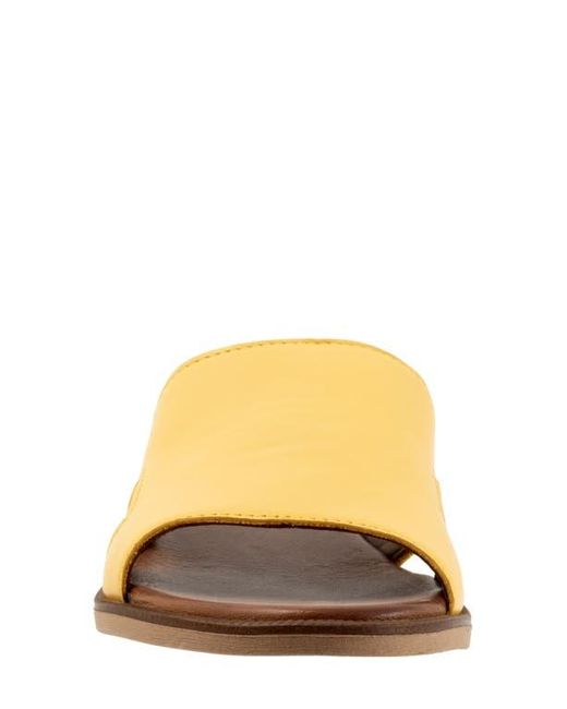 BUENO Metallic Hendrix Slide Sandal