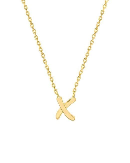 Estella Bartlett Metallic Kiss Charm Necklace