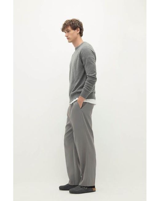 Naked Cashmere Gray Lorenzo Cashmere Crewneck for men