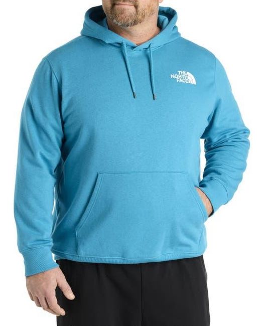 The North Face Blue Big & Tall Big Box Pullover Hoodie for men