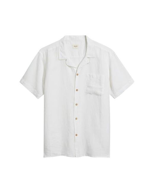 Boardies White Solid Camp Shirt for men