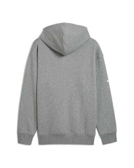 PUMA Gray X Bmw M Motorsport Graphic Hoodie for men