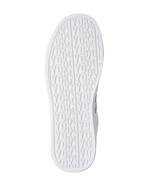 DKNY White Abeni Sneaker
