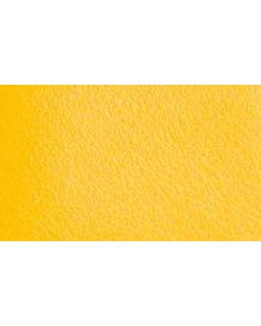 Jacquemus Yellow Le Porte Bambino Leather Airpods Case