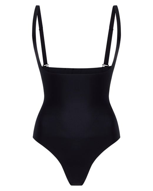 Commando Black Zone Smoothing Open Bust Bodysuit