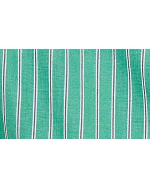 Alex Mill Green Jo Stripe Oversize Cotton Button-Up Shirt