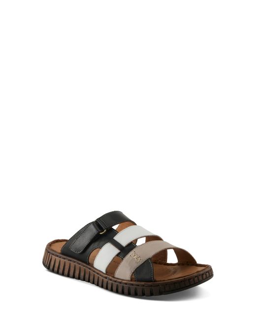 Spring Step Brown Olly Slide Sandal