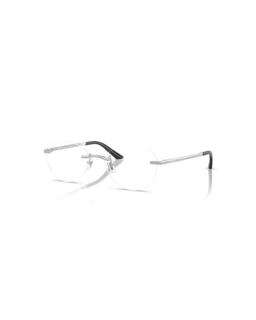 Versace Metallic 55Mm Irregular Optical Glasses