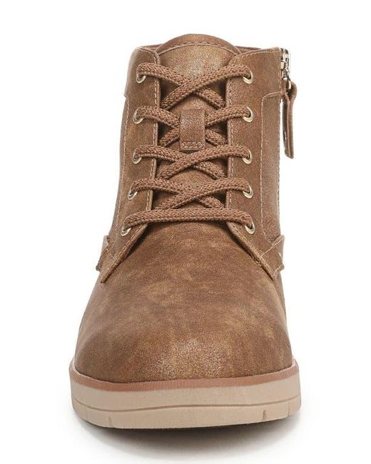 Dr. Scholls Brown Northstar Lace-Up Bootie
