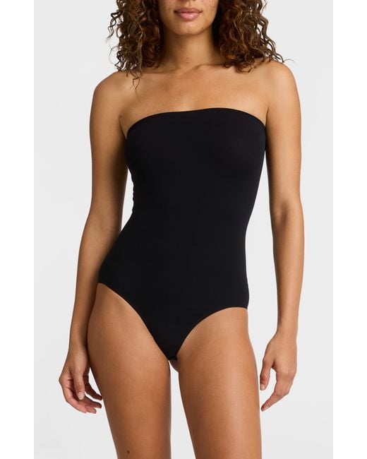 Commando Black Ballet Strapless Bodysuit