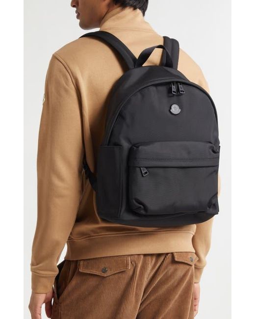 Moncler Black Pierrick Backpack for men