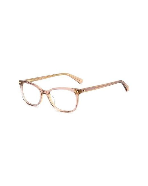 Kate Spade Multicolor Adria 52Mm Rectangular Optical Glasses