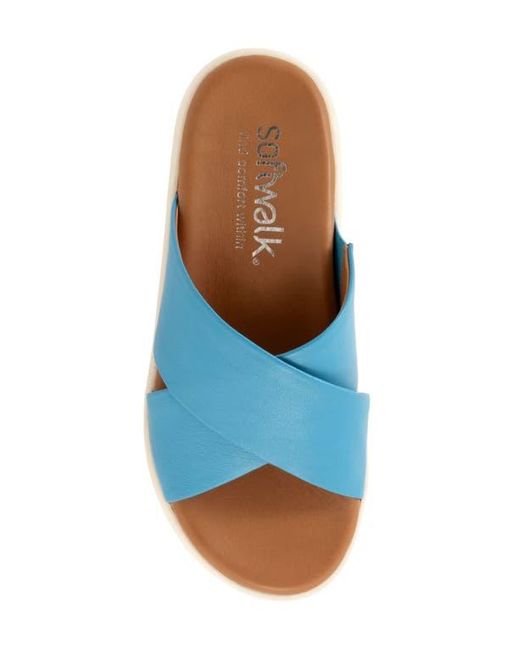 Softwalk® Blue Jesi Slide Sandal