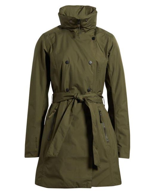 Helly Hansen Green Welsey Ii Insulated Waterproof Trench Coat