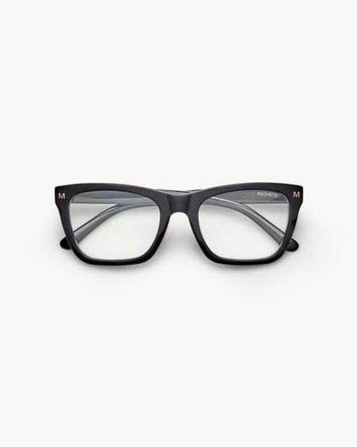 Machete Black Reading Glasses Light