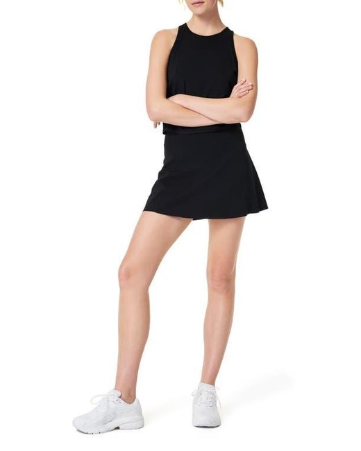 Spanx Black Spanxshape Get Moving Core Luxe Skort