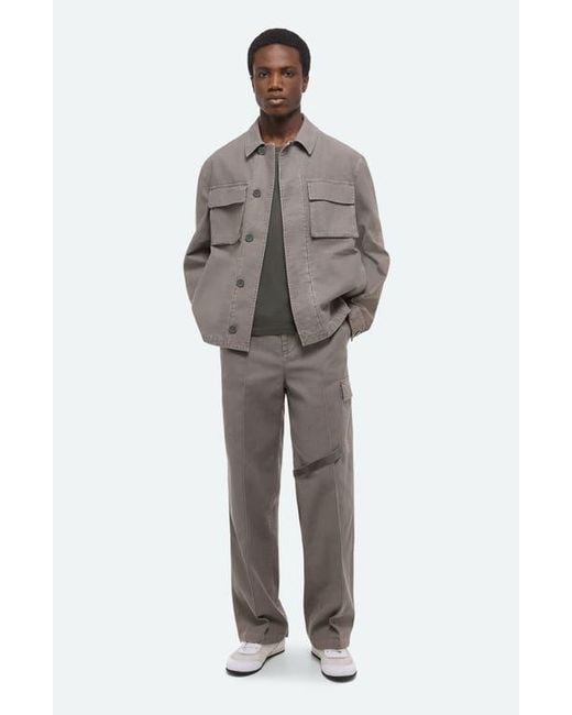 Helmut Lang Gray Denim Utility Jacket for men