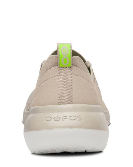 OOFOS Natural Oomy Stride Sneaker