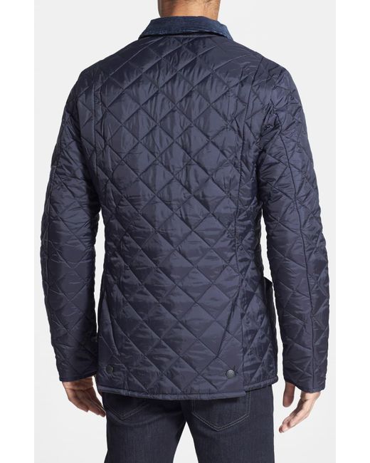 Barbour Corduroy Heritage Liddesdale Regular Fit Quilted Jacket in Navy (Blue) for Men - Save 1% 