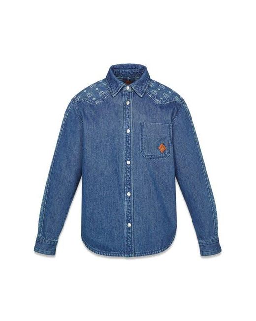 MCM Blue Monogram Jacket